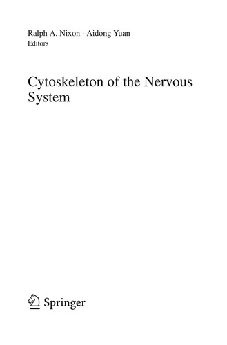 Cubierta de «Cytoskeleton of the nervous system»