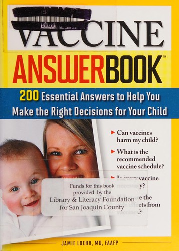 Cubierta de «Vaccine Answer Book»