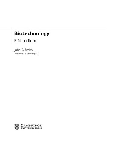 Cubierta de «Biotechnology»