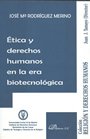 Cubierta de «Ética y derechos humanos en la era biotecnológica»