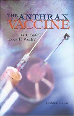 Cubierta de «The Anthrax Vaccine»