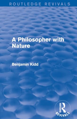 Cubierta de «Philosopher with Nature»