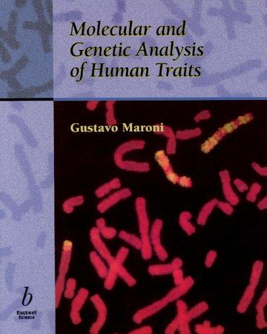 Cubierta de «Molecular and Genetic Analysis of Human Traits»