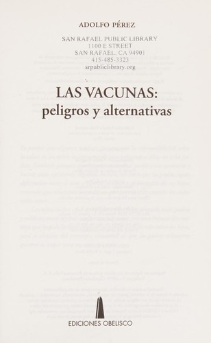 Cubierta de «Las vacunas»