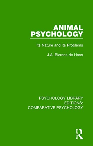 Cubierta de «Animal Psychology»