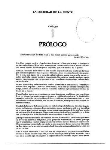 Cubierta de «La sociedad de la mente»