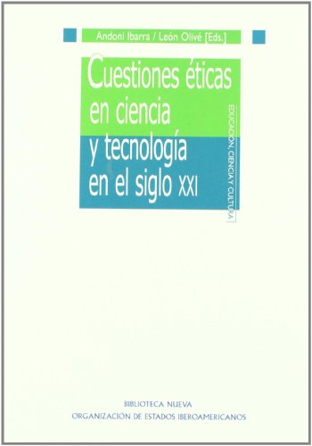 Cubierta de «Cuestiones éticas de la ciencia y la tecnología en el siglo XXI»