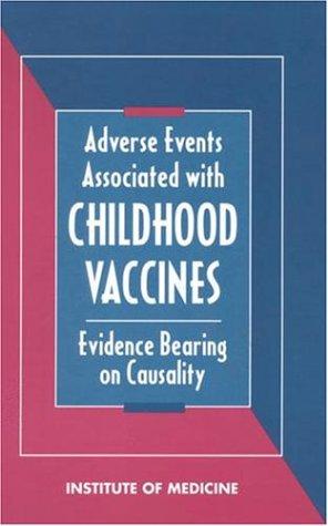 Cubierta de «Adverse Events Associated With Childhood Vaccines»