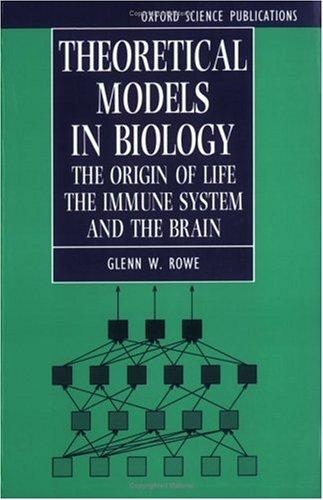 Cubierta de «Theoretical Models in Biology»