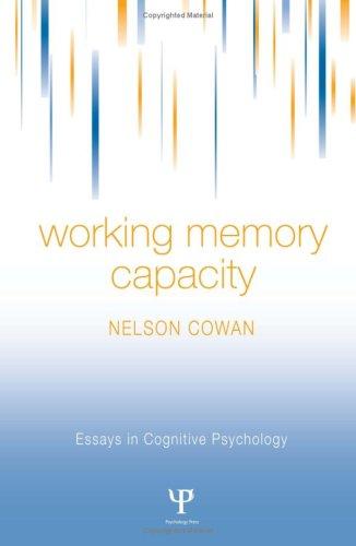 Cubierta de «Working Memory Capacity (Essays in Cognitive Psychology)»