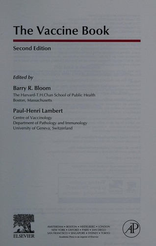 Cubierta de «Vaccine Book»