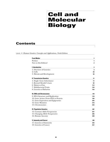 Cubierta de «Human genetics»