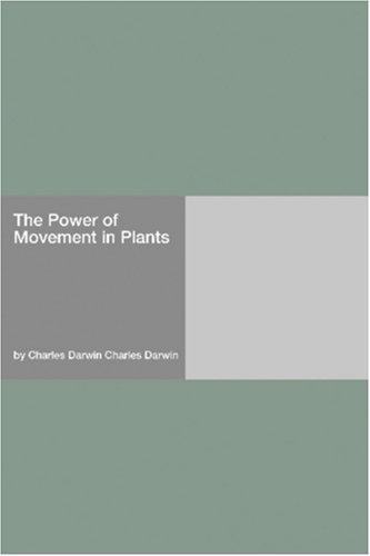 Cubierta de «The Power of Movement in Plants»