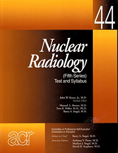 Cubierta de «Nuclear Radiology»